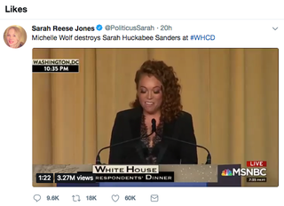 Illustration for article titled I'm With Kathy Griffin on the Sarah Huckabee Sanders Issue Now?
